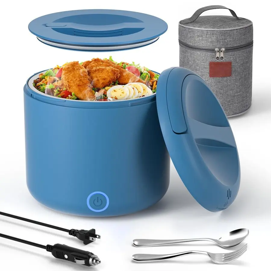 41oz Portable Electric Heated Lunch Box for Adults, 100W SpillProof amp DishwasherSafe Food Warmer for Office Car Travel, 12V 24
41oz Portable Electric Heated Lunch Box for Adults, 100W SpillProof amp DishwasherSafe Food Warmer for Office Car Travel, 12V 24