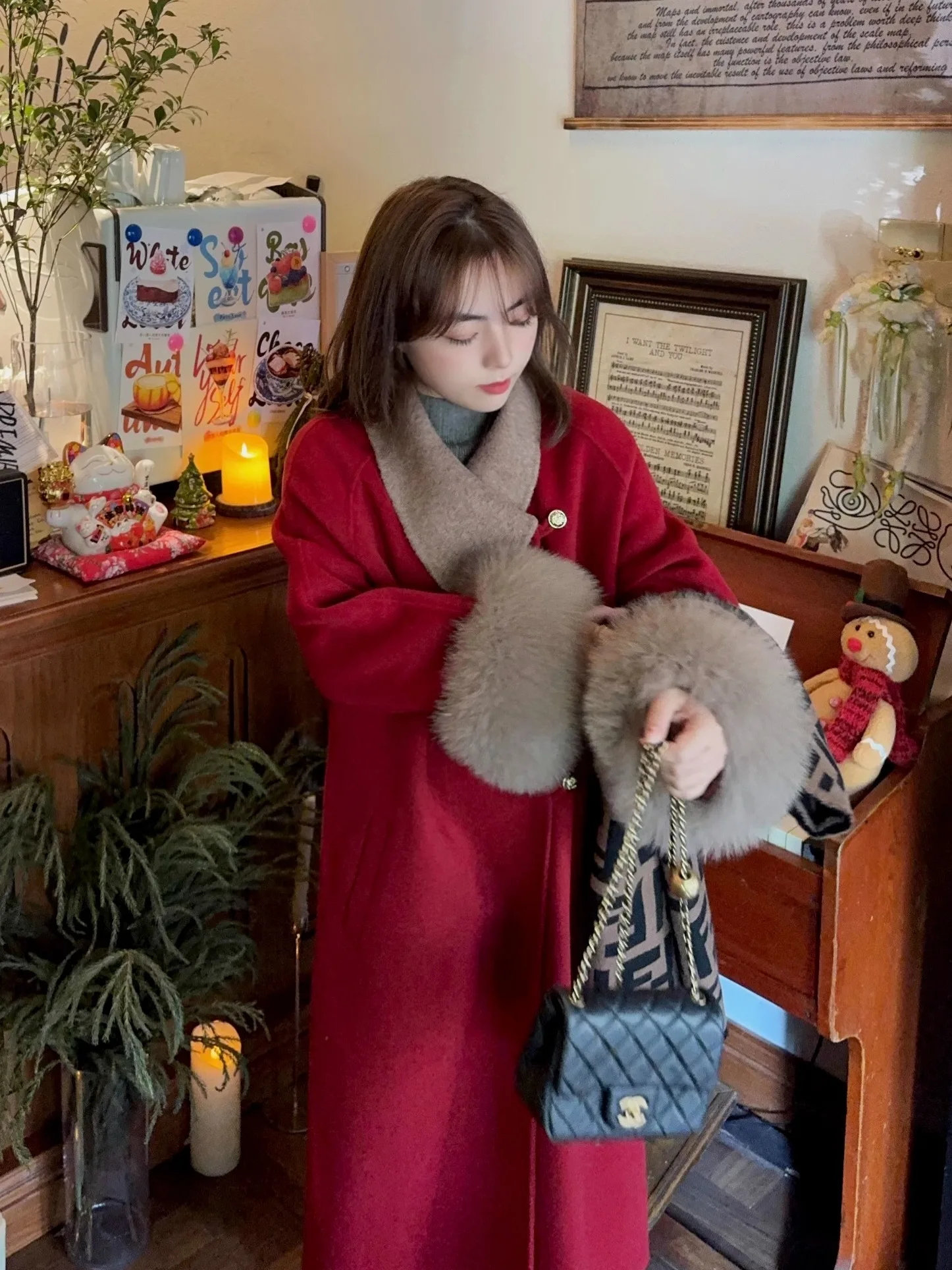 Handmade 00 Woolen Tweed Coat Ele Small Size Commute Sle Long Sve Mid-Length Single Button Ladies' Coat
Handmade 00 Woolen Tweed Coat Ele Small Size Commute Sle Long Sve Mid-Length Single Button Ladies' Coat