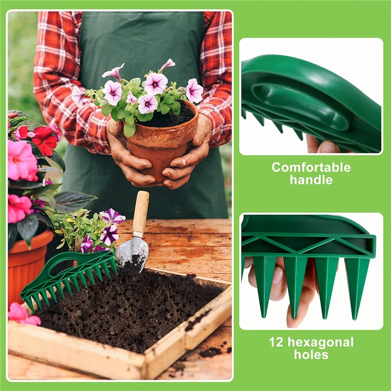 AS94-12 Holes Seed-In Soil Planter Hole Punches Garden Seed Spacer With Adjustable Seeds Dispenser For Planting Seeds And Bulbs
AS94-12 Holes Seed-In Soil Planter Hole Punches Garden Seed Spacer With Adjustable Seeds Dispenser For Planting Seeds And Bulbs