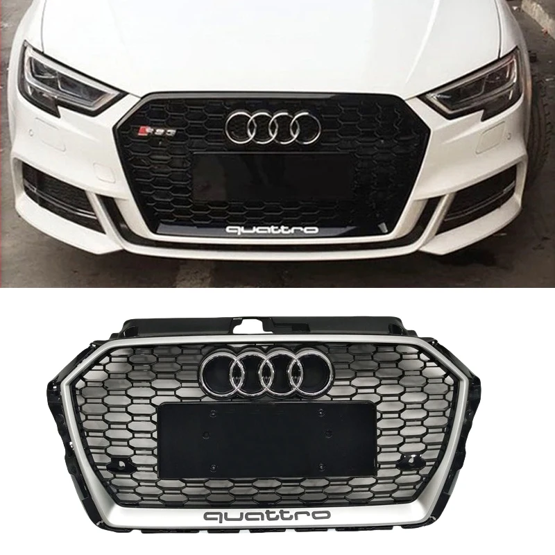 17-20 Audi A3 модификация автомобиля новая RS3 Центральная решетка воздухозаборная решетка в виде сот решетка передний бампер маска аксессуары
17-20 Audi A3 модификация автомобиля новая RS3 Центральная решетка воздухозаборная решетка в виде сот решетка передний бампер маска аксессуары