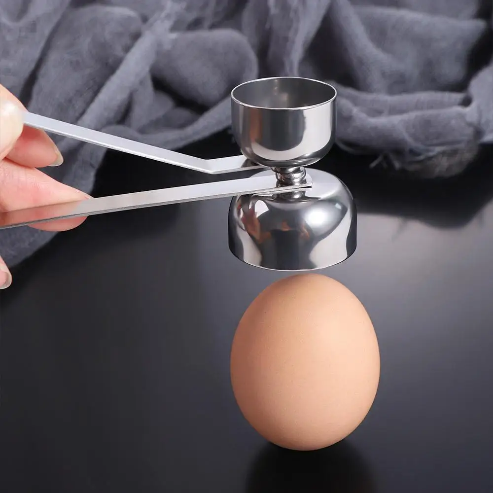 Egg Topper Double Head Egg Top Remover 304 Stainless Steel Durable Egg Cracker Professional Egg Opener Breakfast
Egg Topper Double Head Egg Top Remover 304 Stainless Steel Durable Egg Cracker Professional Egg Opener Breakfast