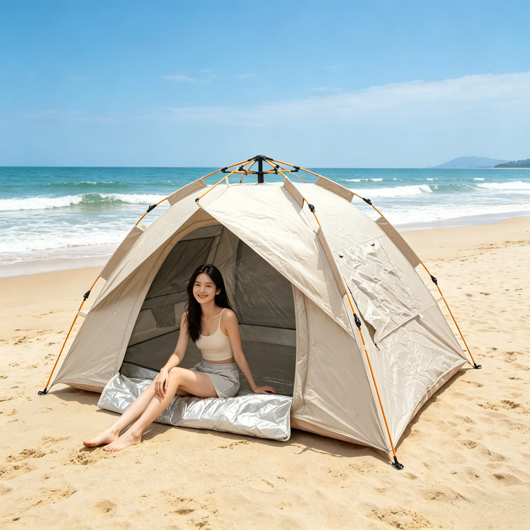 Instant Pop-Up Tent for Camping 2-3 Person Camping Tent Camping Tent with Mesh Deisgn Waterproof Portable With Rolled-up Windows Built-in Hook And Pocket Camping Fishing Hiking
Instant Pop-Up Tent for Camping 2-3 Person Camping Tent Camping Tent with Mesh Deisgn Waterproof Portable With Rolled-up Windows Built-in Hook And Pocket Camping Fishing Hiking
