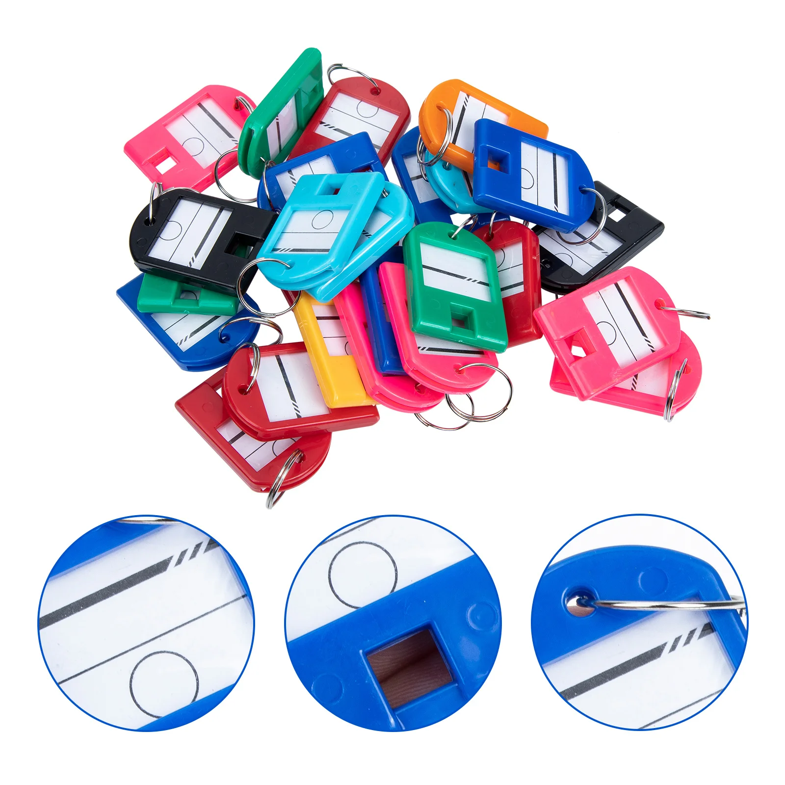 25pcs Keychain Labels Tags Plastic Tags Colorful Key Identification Labels For Keys Luggage Hotel Key Holder Organizer Portable
25pcs Keychain Labels Tags Plastic Tags Colorful Key Identification Labels For Keys Luggage Hotel Key Holder Organizer Portable