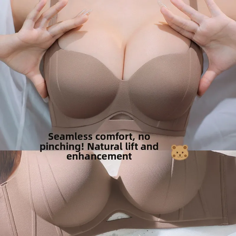 Sexy Gathered Women's Underwear Set Pure Color Steel Ring Push up Top Small Chest Bra Casual Simple Style Gather Function
Sexy Gathered Women's Underwear Set Pure Color Steel Ring Push up Top Small Chest Bra Casual Simple Style Gather Function
