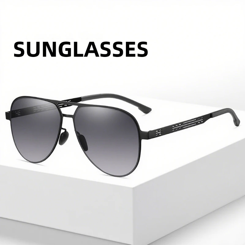 Men's Fashionable Driving Sunglasses Metal Frame UV Resistant Glasses Outdoor Travel Beach Fishing Sun Protection Goggles
Men's Fashionable Driving Sunglasses Metal Frame UV Resistant Glasses Outdoor Travel Beach Fishing Sun Protection Goggles