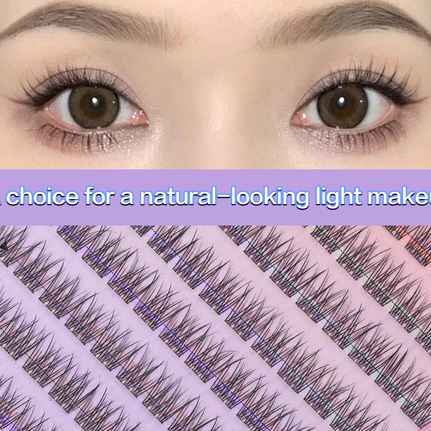 100pcs Clusters FindLove Natural And Long Style No Glue Need DIY Lashes Extension 100% Handmade Soft Fiber Fish Tail Lash Reuse
100pcs Clusters FindLove Natural And Long Style No Glue Need DIY Lashes Extension 100% Handmade Soft Fiber Fish Tail Lash Reuse