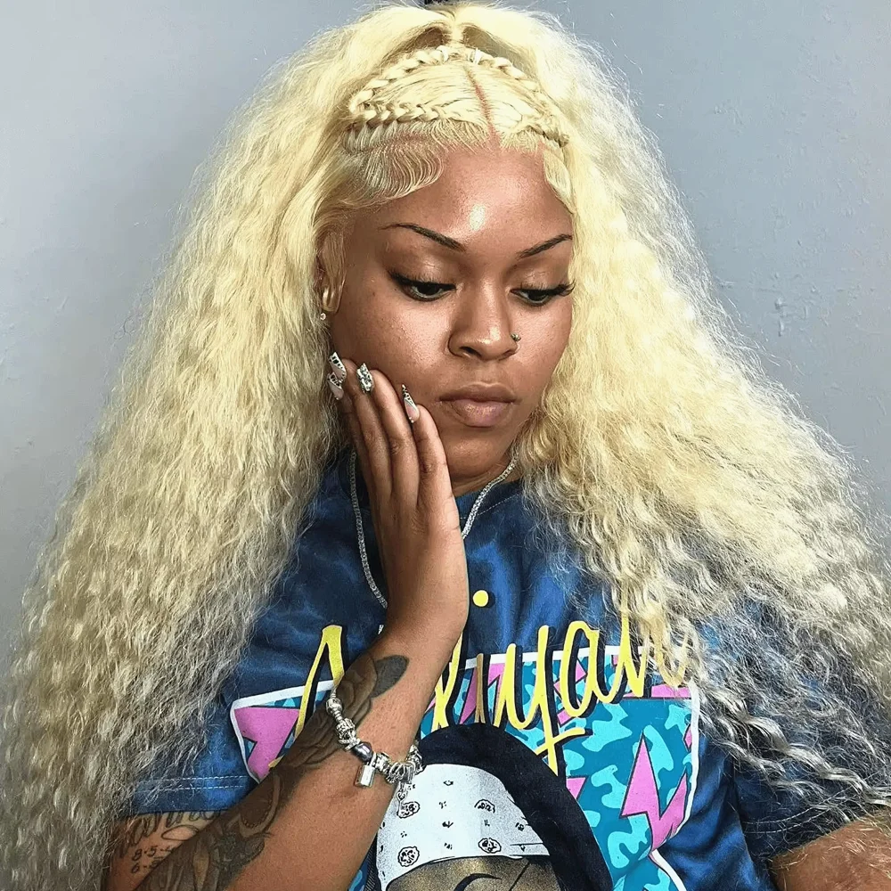 13x6 Hd Transparent Lace Frontal Wigs 613 Blonde Curly Human Hair Wigs Deep Water Wave 13x4 Lace Front Colored Wigs For Women
13x6 Hd Transparent Lace Frontal Wigs 613 Blonde Curly Human Hair Wigs Deep Water Wave 13x4 Lace Front Colored Wigs For Women