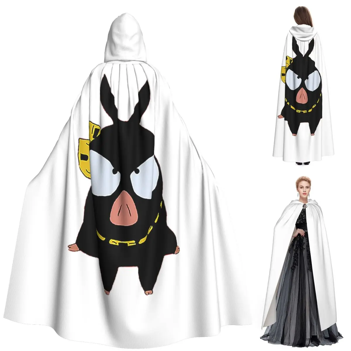 P Chan Ranma Long Hooded Cloak Witch Medieval Costume Cosplay Cape HalloweenCoat Adult Unisex
P Chan Ranma Long Hooded Cloak Witch Medieval Costume Cosplay Cape HalloweenCoat Adult Unisex