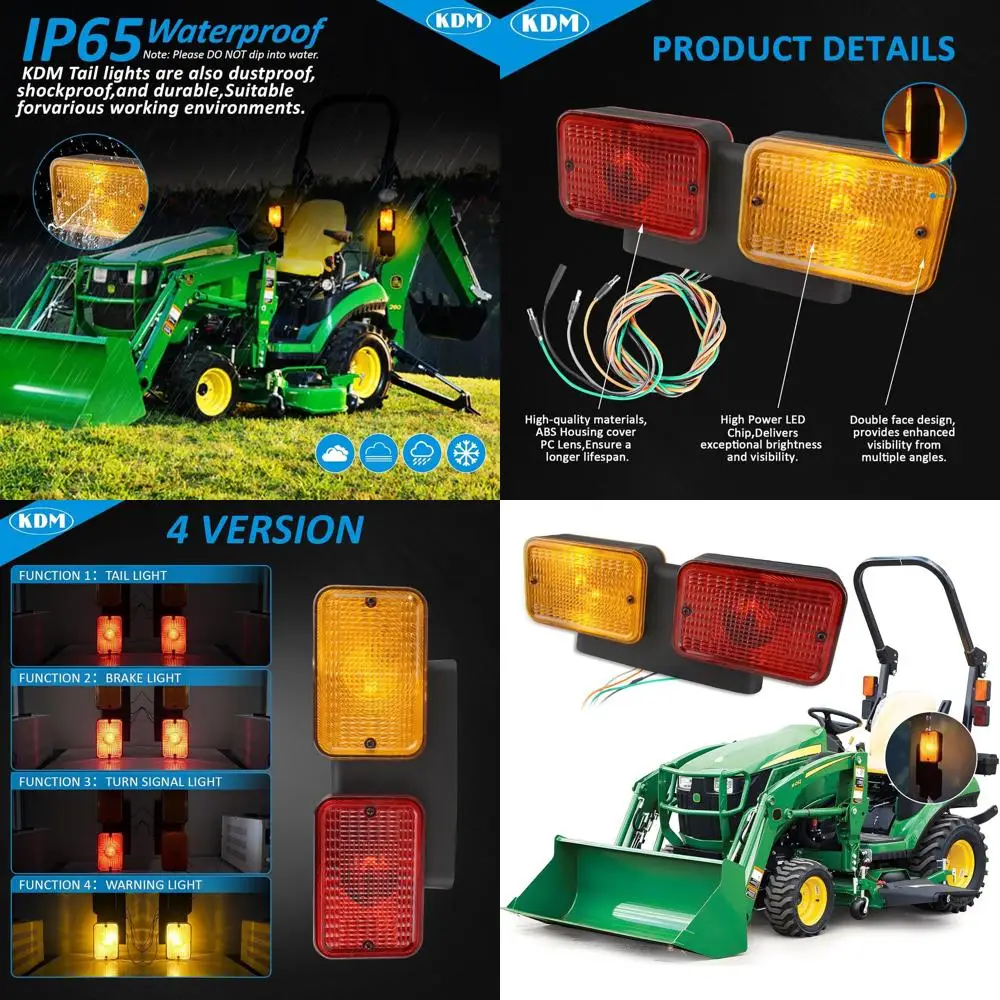 Комплект светодиодных задних фонарей 4-в-1 для трактора John Deere 1025R, прямая посадка для 1023E, 1026R, 2025R, 2032R, 3025D, 3032E, 4066R, 5075E,
Комплект светодиодных задних фонарей 4-в-1 для трактора John Deere 1025R, прямая посадка для 1023E, 1026R, 2025R, 2032R, 3025D, 3032E, 4066R, 5075E,