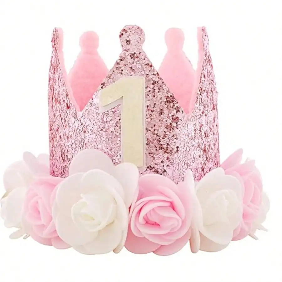 1st Birthday Hat For Girls, First Birthday Baby Gift Rose Gold Pink Crown Party Princess
1st Birthday Hat For Girls, First Birthday Baby Gift Rose Gold Pink Crown Party Princess