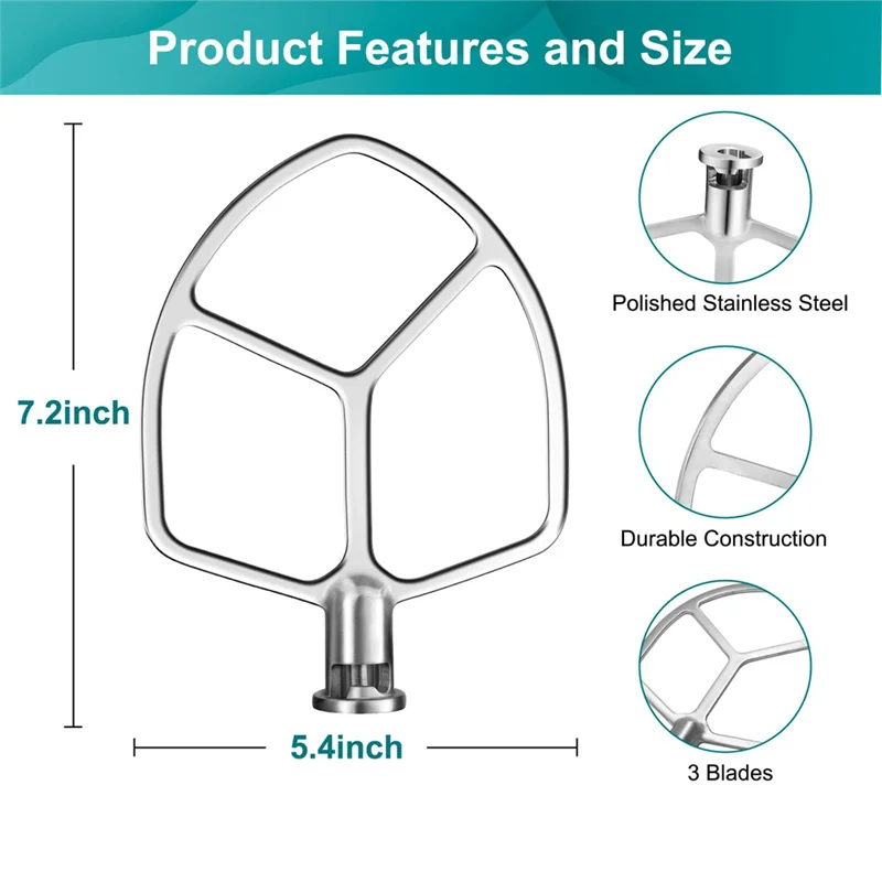 6QT Stainless Steel Mixer Bowl With Bowl Lid Covers & Beater Paddle Attachment Replacement For Kitchenaid Stand Mixer-A54Q
6QT Stainless Steel Mixer Bowl With Bowl Lid Covers & Beater Paddle Attachment Replacement For Kitchenaid Stand Mixer-A54Q