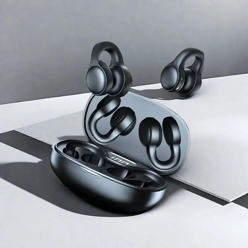 TWS X58 Wireless Bone Conduction Headphones Bluetooth Earphones Waterproof Sports Earbuds Earring Ear Hook With Mic Headset
TWS X58 Wireless Bone Conduction Headphones Bluetooth Earphones Waterproof Sports Earbuds Earring Ear Hook With Mic Headset