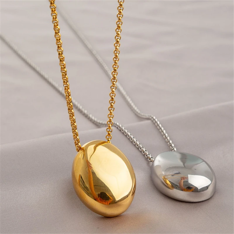 Oval pendant necklace for women light luxury niche European and American style exaggerated personality long sweater ch 24 new 
Oval pendant necklace for women light luxury niche European and American style exaggerated personality long sweater ch 24 new