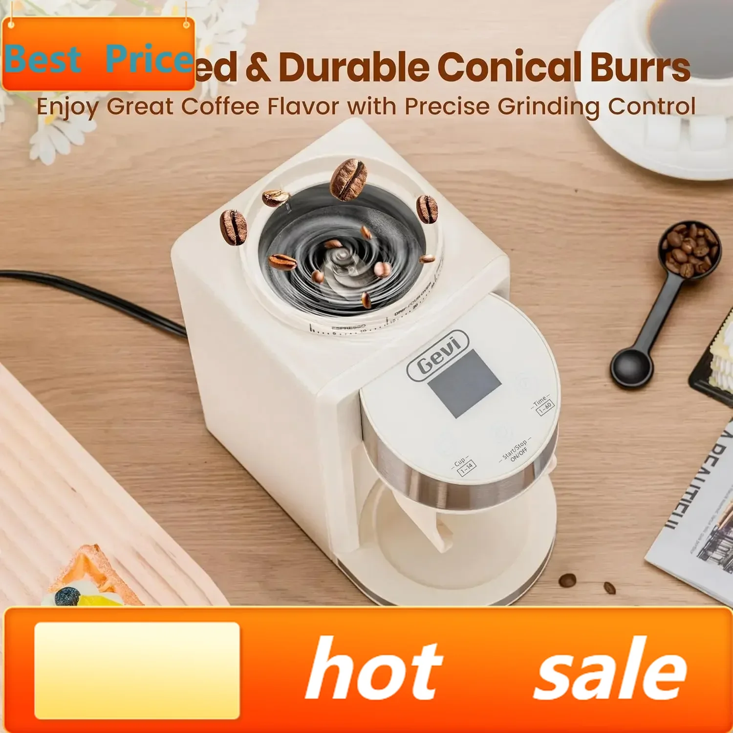 Бестселлер: Кофемашина эспрессо 20 бар с кофемолкой, профессиональная кофемашина с 35 точными настройками помола, кофемолка с жерновами
Бестселлер: Кофемашина эспрессо 20 бар с кофемолкой, профессиональная кофемашина с 35 точными настройками помола, кофемолка с жерновами