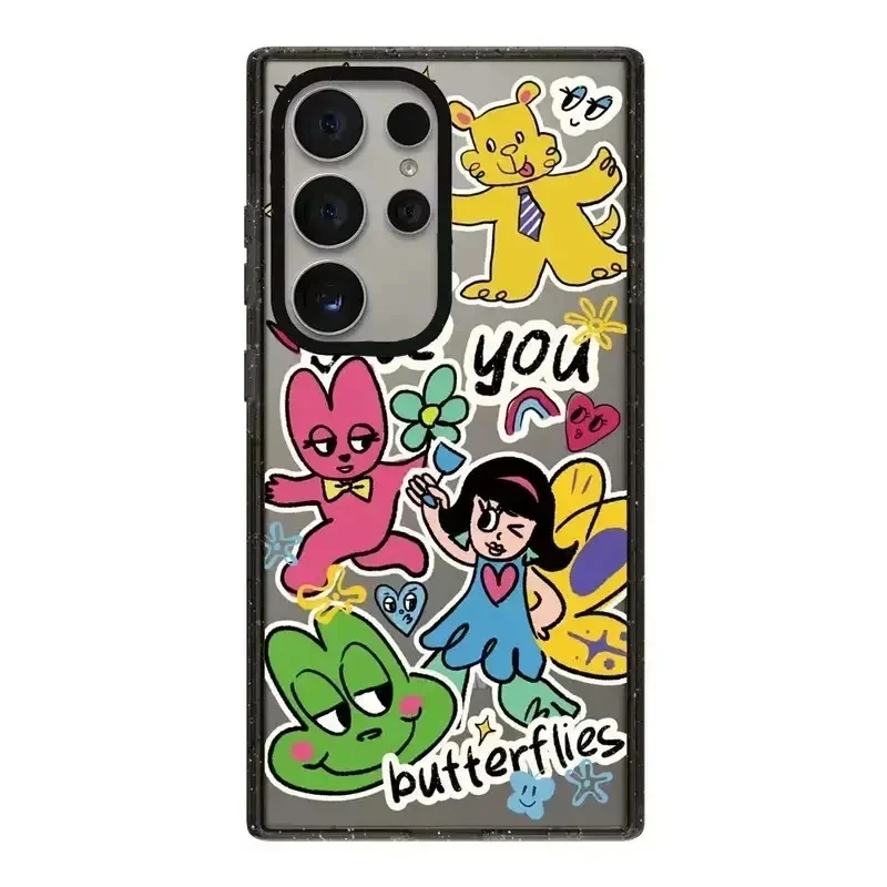 Cute Cartoon Drawing Black Border Acrylic Protective Case for Samsung Galaxy S24 S23 S22 Ultra S24+ S23+ S22 Plus Shell
Cute Cartoon Drawing Black Border Acrylic Protective Case for Samsung Galaxy S24 S23 S22 Ultra S24+ S23+ S22 Plus Shell
