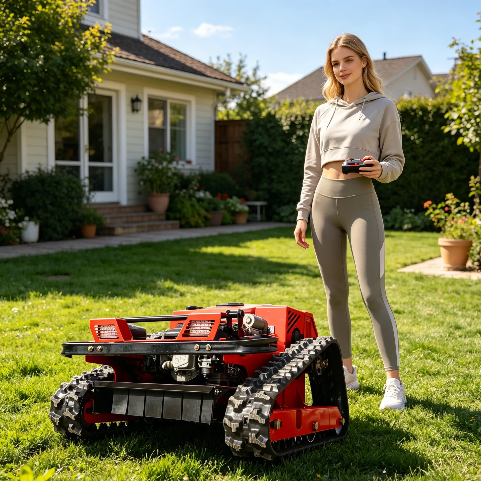 Flexible lawn mowers machine grass cutter 4-Stroke 1500 ㎡/h 5KM/H 45° low price Customized deposit One-click start and stop
Flexible lawn mowers machine grass cutter 4-Stroke 1500 ㎡/h 5KM/H 45° low price Customized deposit One-click start and stop