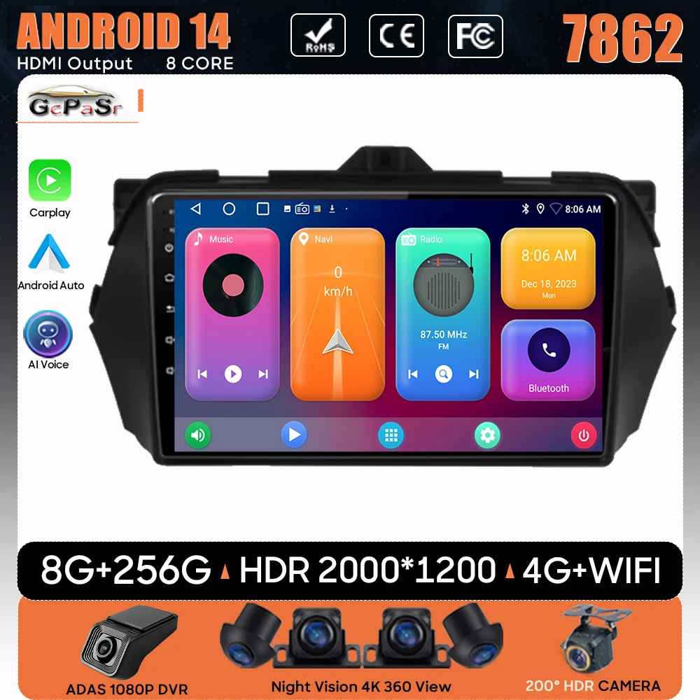 For Suzuki Alivio Ciaz 2014 - 2019 Car Radio Android Car Video Player Carplay Multimedia No 2din Wifi GPS Navigation Autoradio
For Suzuki Alivio Ciaz 2014 - 2019 Car Radio Android Car Video Player Carplay Multimedia No 2din Wifi GPS Navigation Autoradio