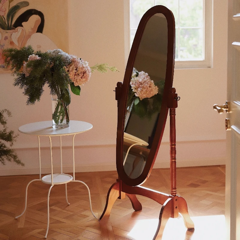 Vintage full-length mirror ins wind-entry full-length mirror living room bedroom French solid wood floor-to-ceiling mirror oval
Vintage full-length mirror ins wind-entry full-length mirror living room bedroom French solid wood floor-to-ceiling mirror oval