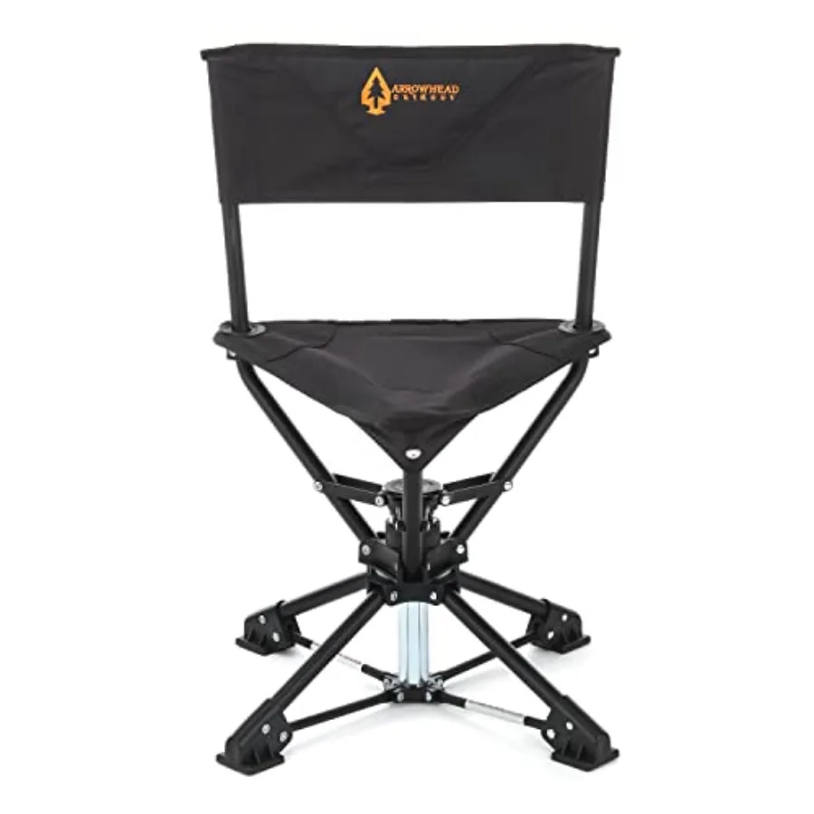 360° Degree Swivel Hunting Chair Stool Seat, Perfect for Blinds, No Sink Feet, Supports up to 450lbs, Carrying Case, Steel Fram
360° Degree Swivel Hunting Chair Stool Seat, Perfect for Blinds, No Sink Feet, Supports up to 450lbs, Carrying Case, Steel Fram
