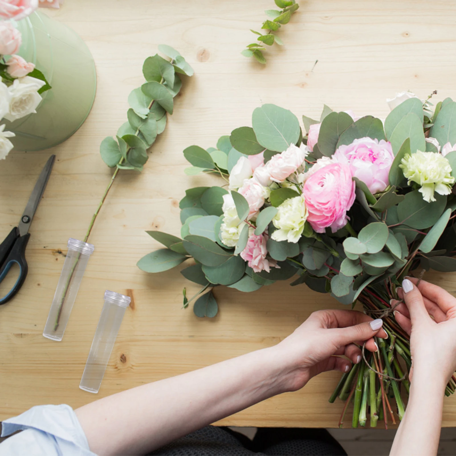 100 Pcs Plastic Nutrition Tube Tubes for Fresh Flowers Storage Eco Friendly Flower Water Container Florist Supplies
100 Pcs Plastic Nutrition Tube Tubes for Fresh Flowers Storage Eco Friendly Flower Water Container Florist Supplies