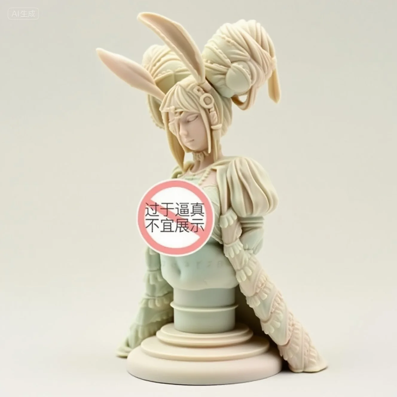 150MM Resin model kit, half body portrait of beautiful soldier, self-assembly and coloring A-2115
150MM Resin model kit, half body portrait of beautiful soldier, self-assembly and coloring A-2115