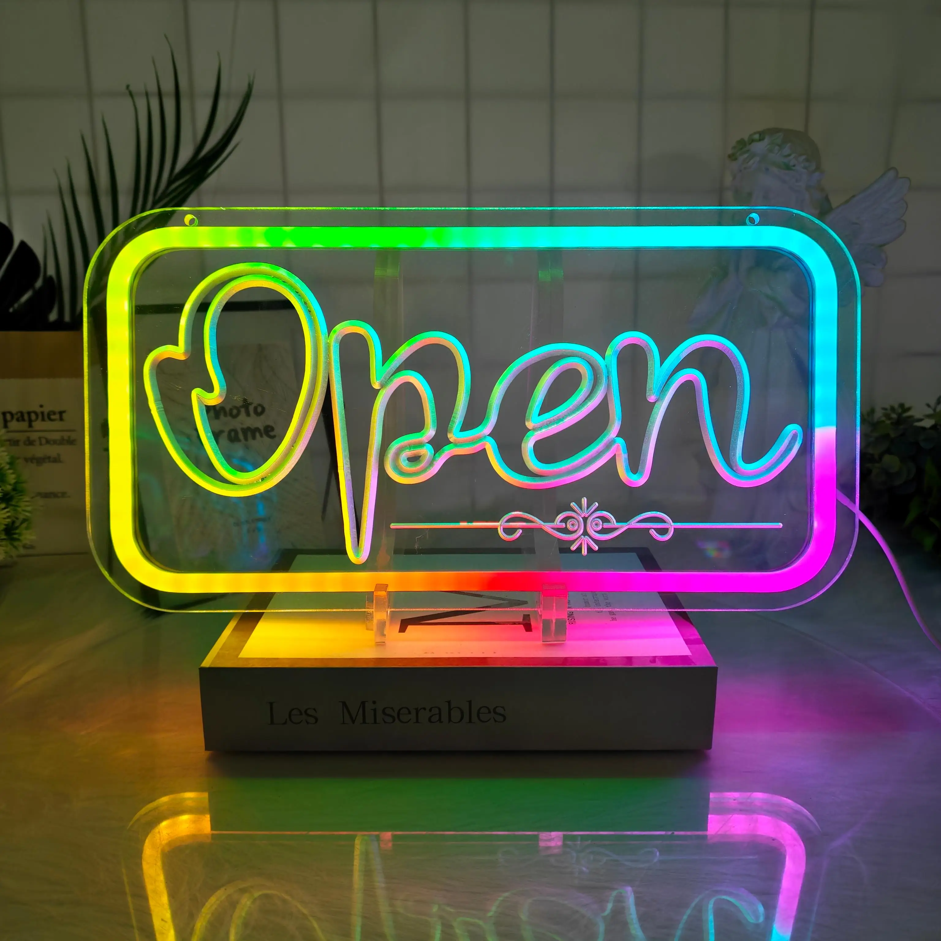 Open Neon Sign Multimodal LED Colorful Flowing Neon Lights for Business Window Shop Commercial Hotel Restaurant Door Wall Decor
Open Neon Sign Multimodal LED Colorful Flowing Neon Lights for Business Window Shop Commercial Hotel Restaurant Door Wall Decor
