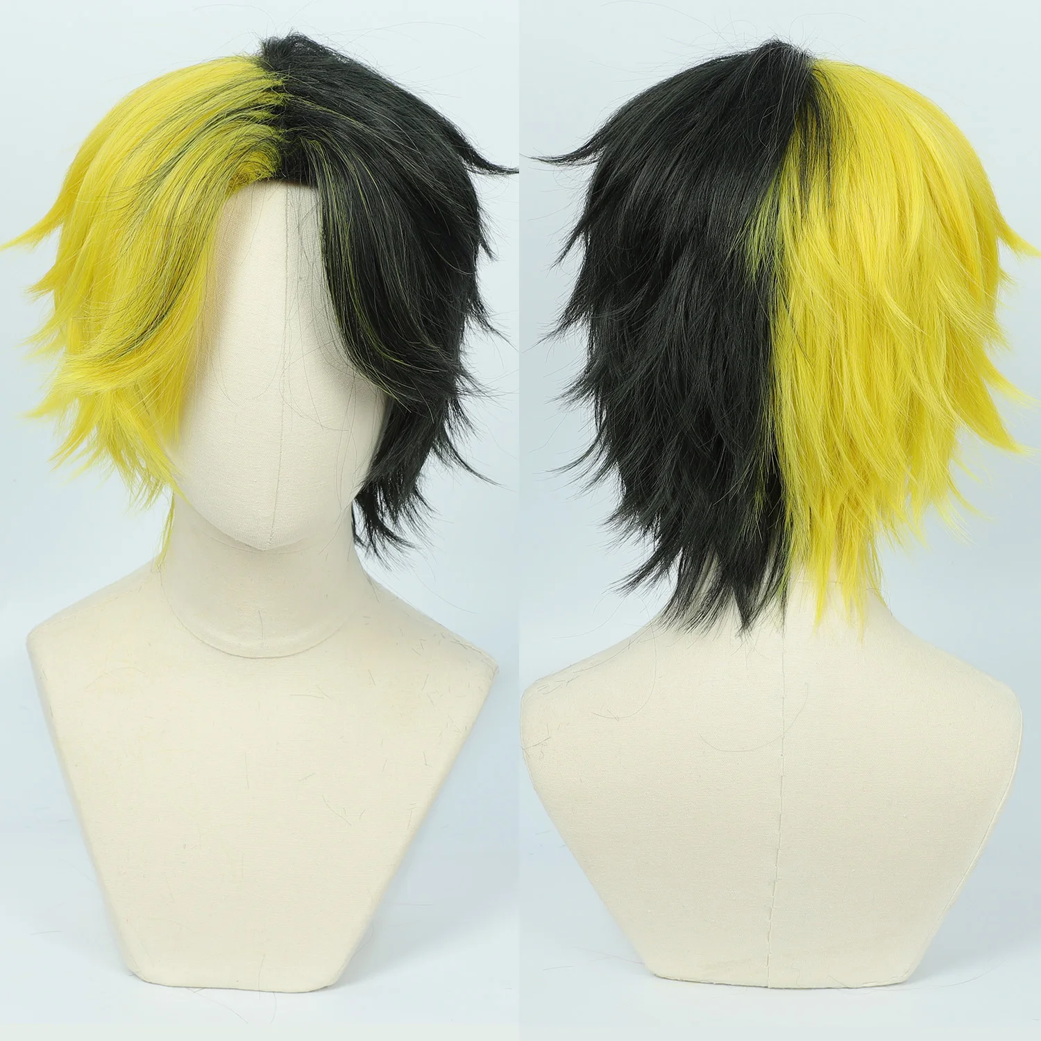 Cosplay Wig Mashle: Magic and Muscles Anime Wig Rayne Ames Anime Game Role-Play Wig Short Dark-green and Yellow Ombre Synthetic
Cosplay Wig Mashle: Magic and Muscles Anime Wig Rayne Ames Anime Game Role-Play Wig Short Dark-green and Yellow Ombre Synthetic