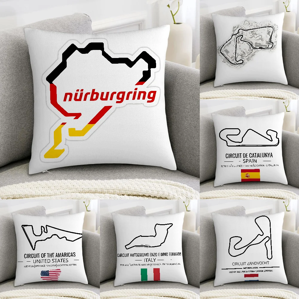 Nurburgring Sport Car Pillow Case Sofa Decorative Home Double-sided Print Plush Square Throw Pillow Covers Cushion Decor Cover
Nurburgring Sport Car Pillow Case Sofa Decorative Home Double-sided Print Plush Square Throw Pillow Covers Cushion Decor Cover