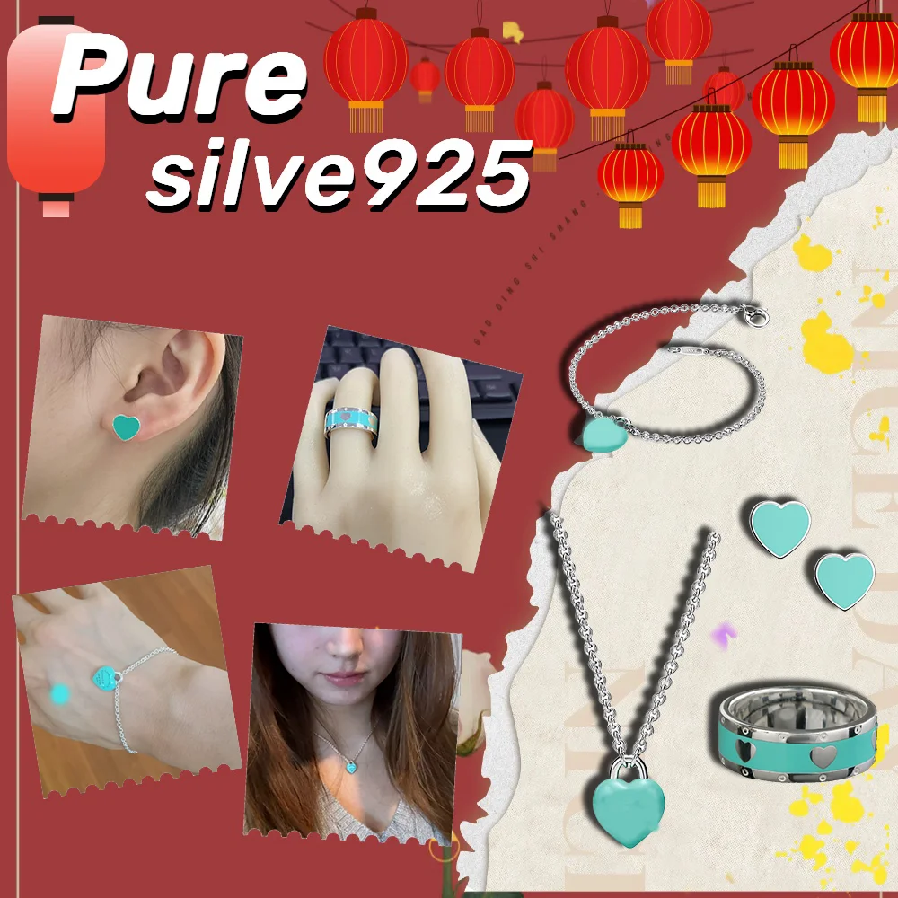 Fashion niche blue heart-shaped pure silver bracelet necklace S925 women's earrings birthday gift for family
Fashion niche blue heart-shaped pure silver bracelet necklace S925 women's earrings birthday gift for family