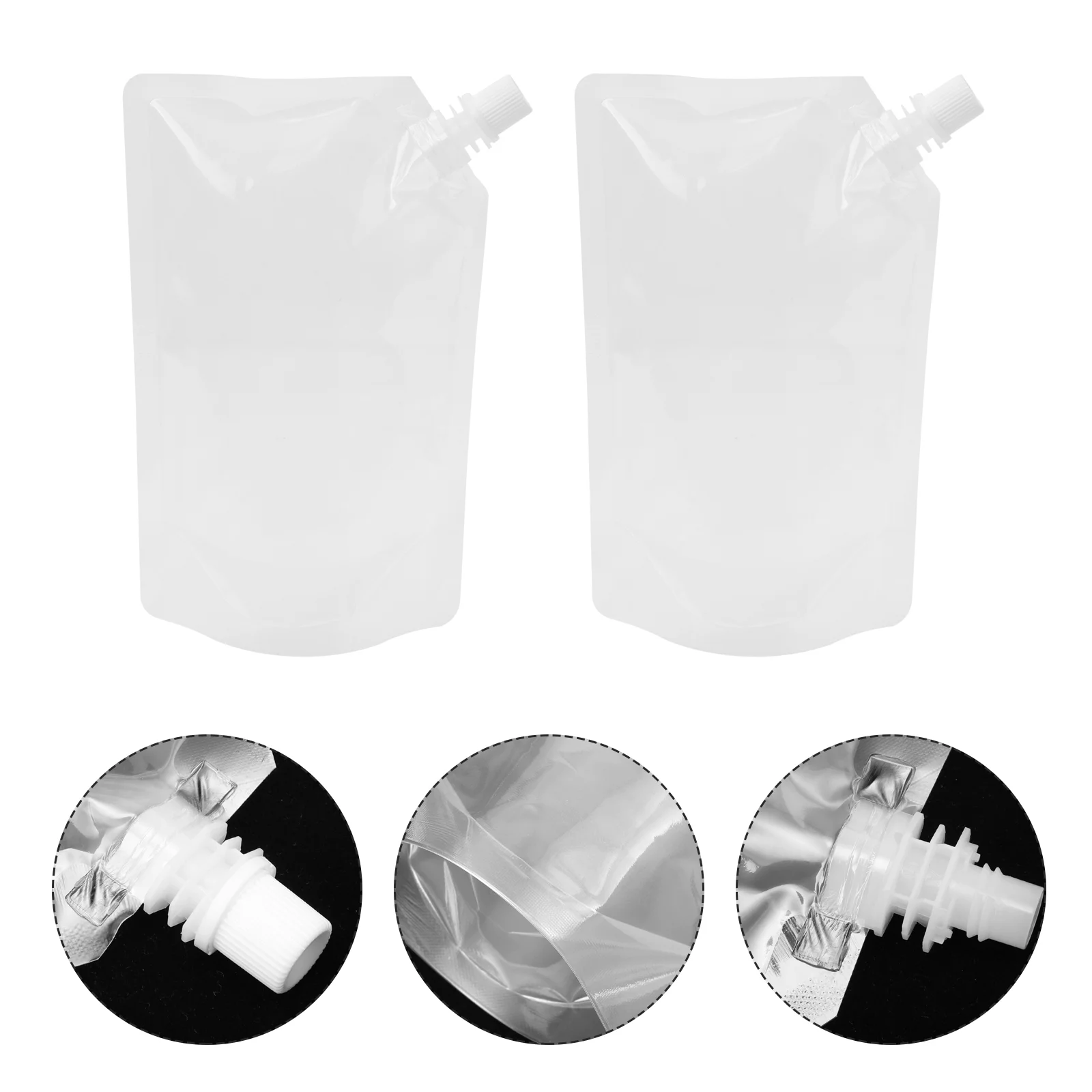 50 Pcs Foldable Drinks Bag Transparent Pouch Sealed Straw Caps Stand Grade Plastic Storage Reusable Beverages
50 Pcs Foldable Drinks Bag Transparent Pouch Sealed Straw Caps Stand Grade Plastic Storage Reusable Beverages