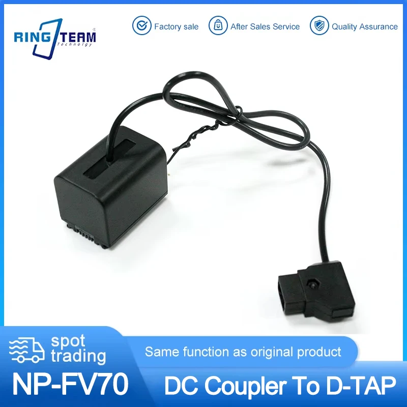 D-TAP to NPFV Dummy Battery Replaces NP-FV30 NP-FV40 NP-FV50 NP-FV70 NP-FV90 NP-FV100 for Sony HDR-CX180E DCR-DVD308
D-TAP to NPFV Dummy Battery Replaces NP-FV30 NP-FV40 NP-FV50 NP-FV70 NP-FV90 NP-FV100 for Sony HDR-CX180E DCR-DVD308