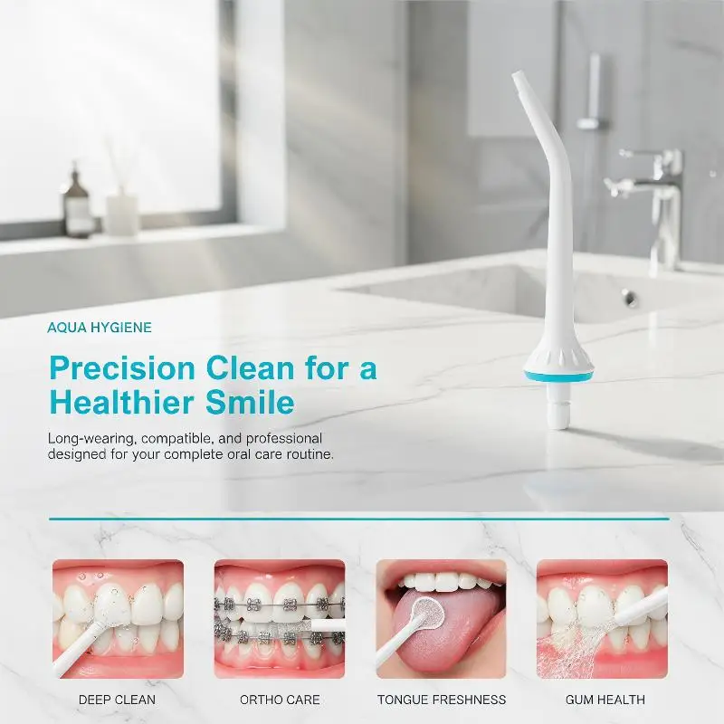 1Pcs Replacement Tips Water Flosser Oral Irrigator Jet Tip Nozzels Heads For COSLUS/Oralfree/Nicwell/Nicefeel/Mospro/Zerhunt
1Pcs Replacement Tips Water Flosser Oral Irrigator Jet Tip Nozzels Heads For COSLUS/Oralfree/Nicwell/Nicefeel/Mospro/Zerhunt
