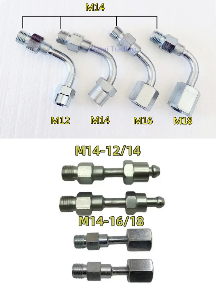 CRIN Diesel Common Rail Injector Repair Test Tool Pipe Tube Diameter Adapter Conversion Joint M14-14/12/16/18
CRIN Diesel Common Rail Injector Repair Test Tool Pipe Tube Diameter Adapter Conversion Joint M14-14/12/16/18