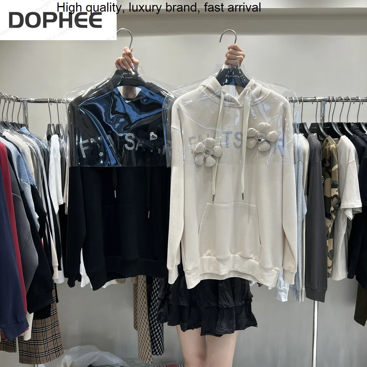 Flowers Female 3D Sweatshirts 2023 New Spring Autumn Loose Oversized Pullover Top Hooded Coats Hot Drilling Casual Women Hoodies
Flowers Female 3D Sweatshirts 2023 New Spring Autumn Loose Oversized Pullover Top Hooded Coats Hot Drilling Casual Women Hoodies