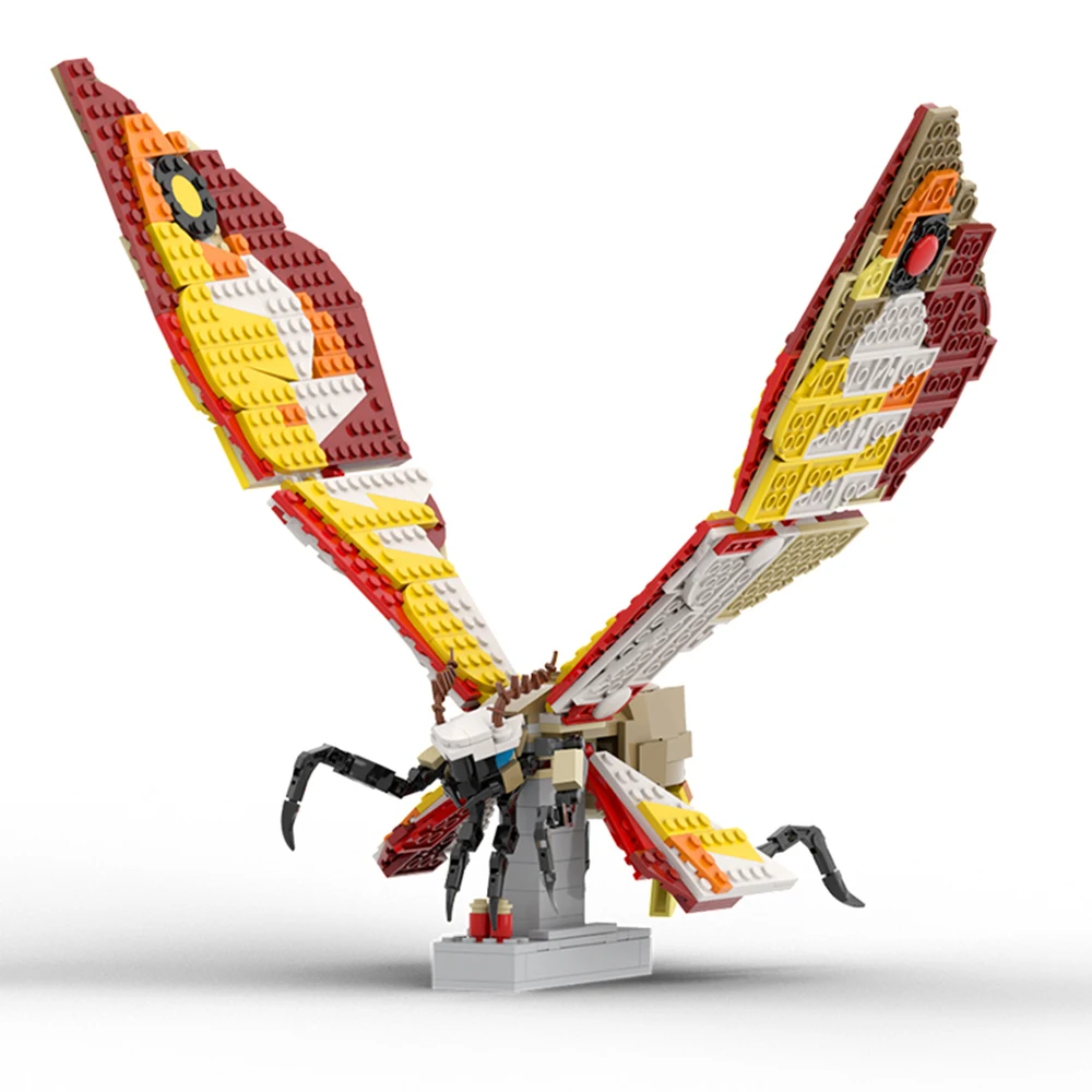 Строительные блоки Mothra MOC, японский фильм Кайдзю с радужными крыльями, декор для рабочего стола Divine Moth для коллекционеров
Строительные блоки Mothra MOC, японский фильм Кайдзю с радужными крыльями, декор для рабочего стола Divine Moth для коллекционеров