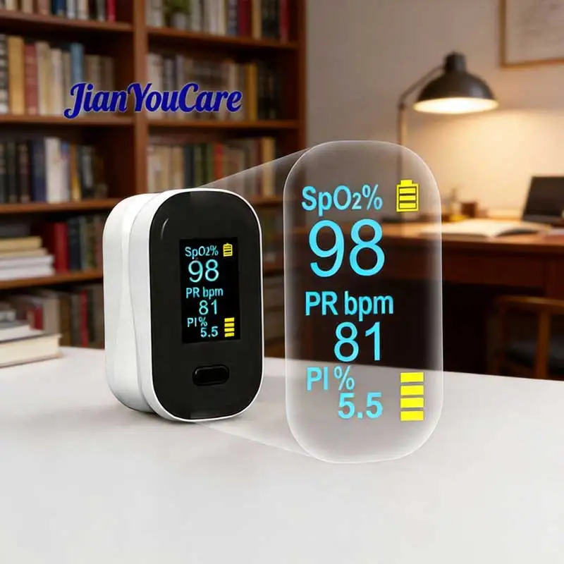 Пульсоксиметр на палец JianYouCare Medical, портативный, с OLED-дисплеем, для измерения уровня кислорода в крови, для детей
Пульсоксиметр на палец JianYouCare Medical, портативный, с OLED-дисплеем, для измерения уровня кислорода в крови, для детей