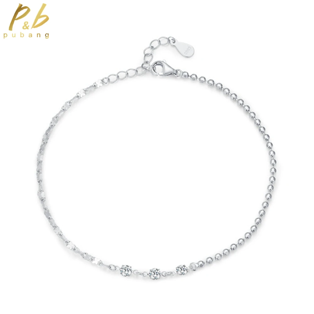 PuBang Fine Jewelry 925 Sterling Silver High Carbon Diamond Simple Bracelet for Women Anniversary Engagement Gifts Free Shipping
PuBang Fine Jewelry 925 Sterling Silver High Carbon Diamond Simple Bracelet for Women Anniversary Engagement Gifts Free Shipping