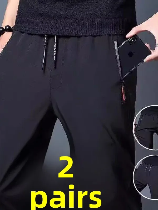 Ice Silk Cool Feeling Zipper Pocket Casual Pants Thin Quick Dry Long Trousers for Men Summer Workwear Loose Straight Leg Trou...
Ice Silk Cool Feeling Zipper Pocket Casual Pants Thin Quick Dry Long Trousers for Men Summer Workwear Loose Straight Leg Trou...
