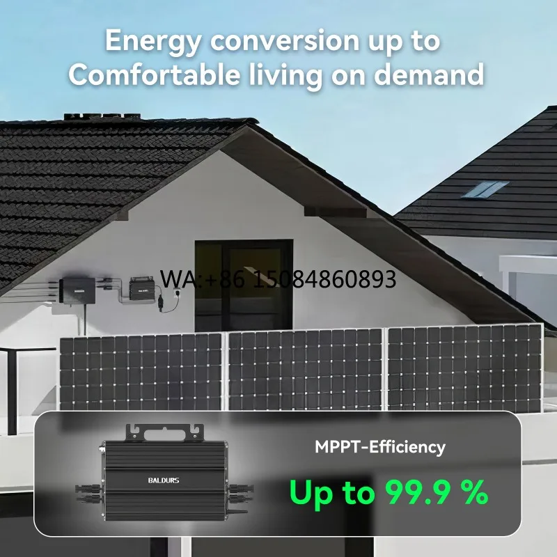 Balcony solar power generation 800W Germany VDE Smart PV Hub Balcony System Micro Inverter Balcony solar power generation
Balcony solar power generation 800W Germany VDE Smart PV Hub Balcony System Micro Inverter Balcony solar power generation