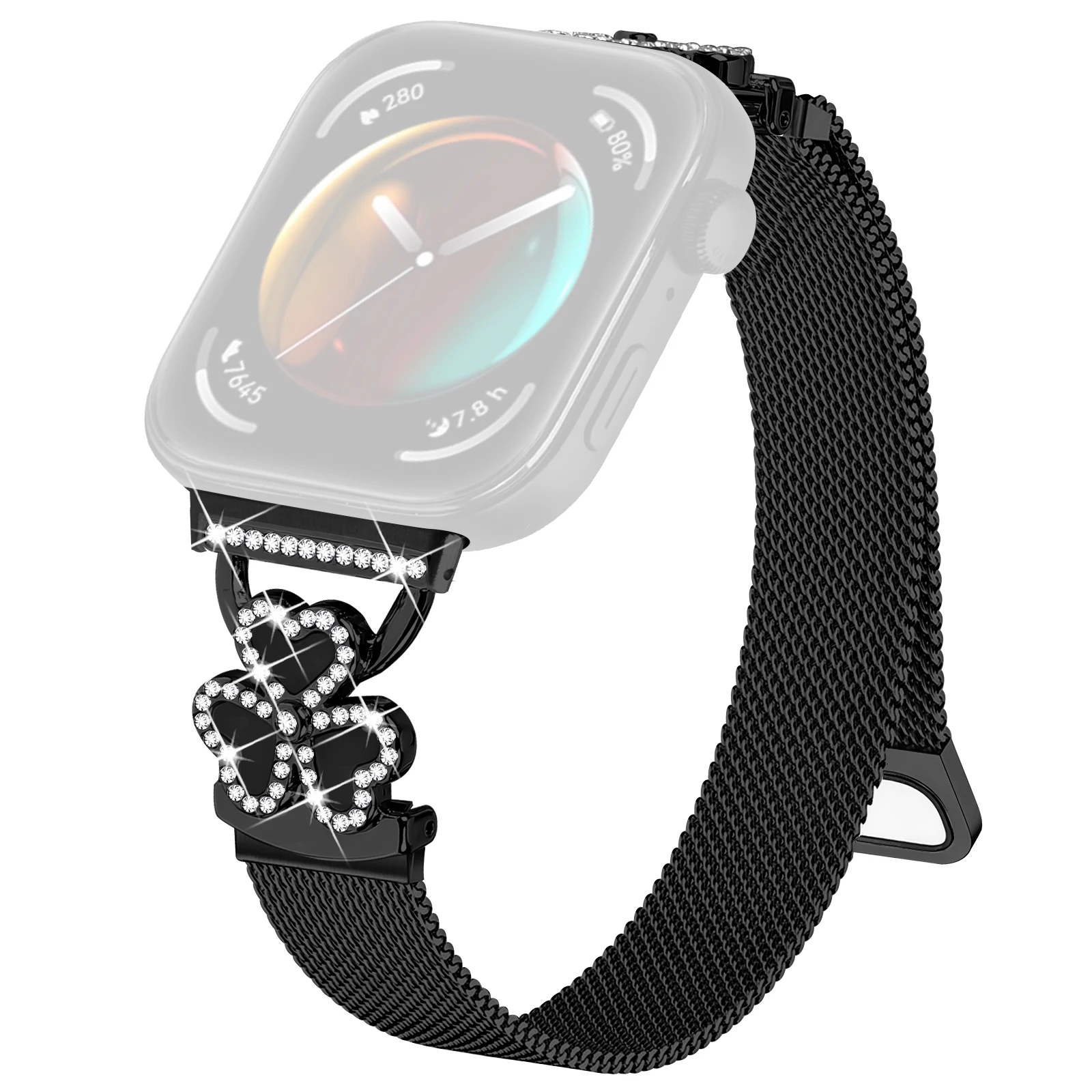 Миланский ремешок с гальваническим покрытием для часов Huawei Watch Fit 4 Pro / Fit 4 / Fit 3, ремешок для часов Heart Clover - черный + черный корпус
Миланский ремешок с гальваническим покрытием для часов Huawei Watch Fit 4 Pro / Fit 4 / Fit 3, ремешок для часов Heart Clover - черный + черный корпус