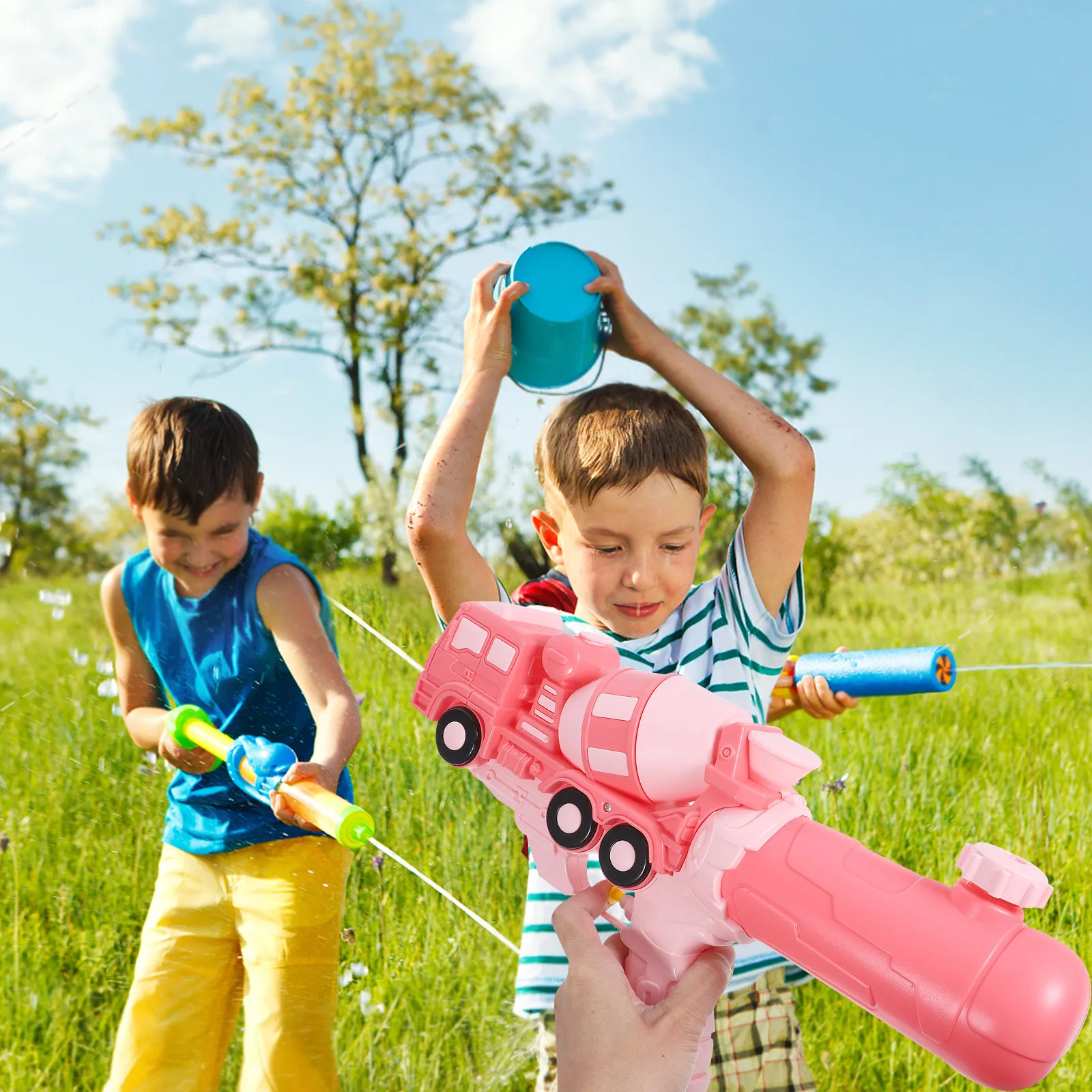 Water Shooter Cartoon Truck Shaped Plastic Spray Summer Pool Outdoor Kids Water Shooter Fun Interactive Beach Play
Water Shooter Cartoon Truck Shaped Plastic Spray Summer Pool Outdoor Kids Water Shooter Fun Interactive Beach Play