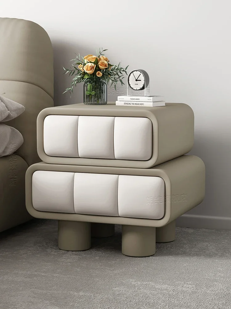 Cream style children's solid wood bedside sideboard light luxury simple modern leather free installation premium 2023 new creati
Cream style children's solid wood bedside sideboard light luxury simple modern leather free installation premium 2023 new creati
