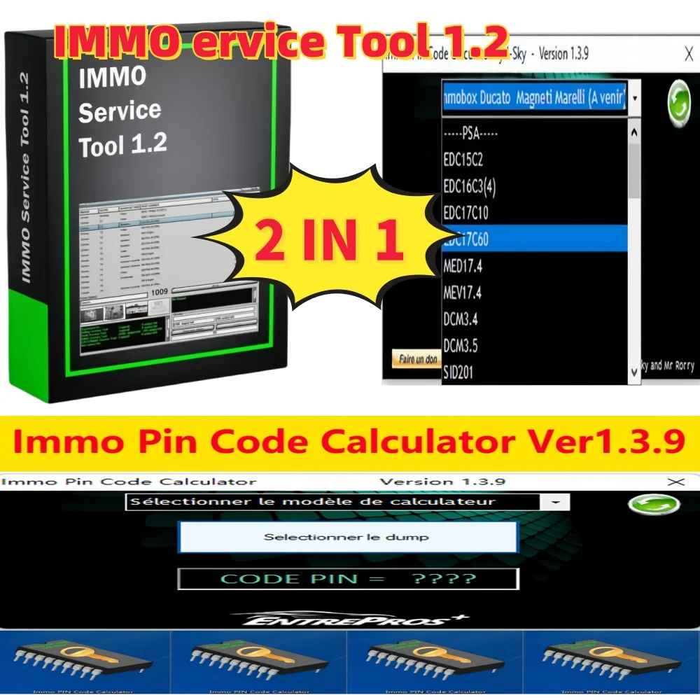 Автомобильный продукт IMMO Pin Code Calculator V1.3.9 для Psa Opel Fiat Vag Unlocke+ IMMO SERVICE TOOL V1.2 PIN-код и Immo off Works
Автомобильный продукт IMMO Pin Code Calculator V1.3.9 для Psa Opel Fiat Vag Unlocke+ IMMO SERVICE TOOL V1.2 PIN-код и Immo off Works