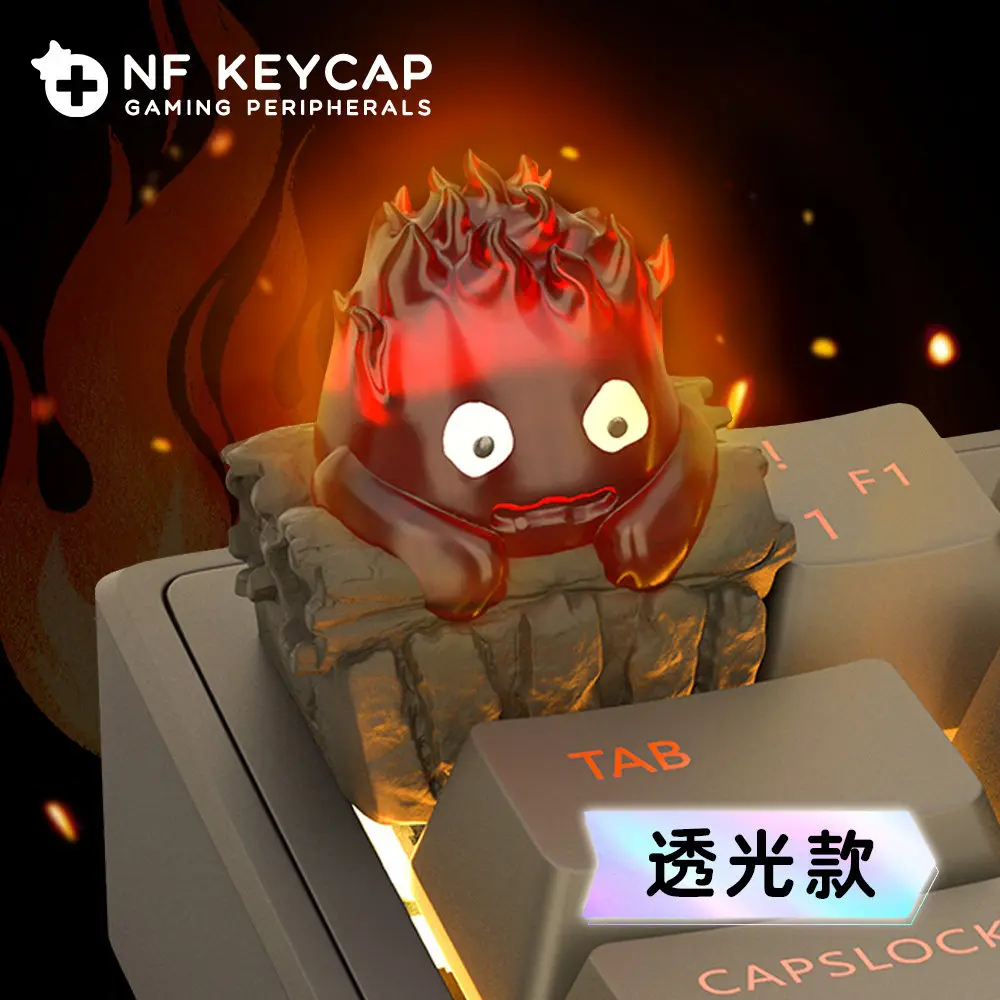 NF Keycap Calcifer Howls Moving Castle 3D Stereoscopic Translucent Backlit Keycap For Mechanical Gaming Keyboard Collect Decor
NF Keycap Calcifer Howls Moving Castle 3D Stereoscopic Translucent Backlit Keycap For Mechanical Gaming Keyboard Collect Decor