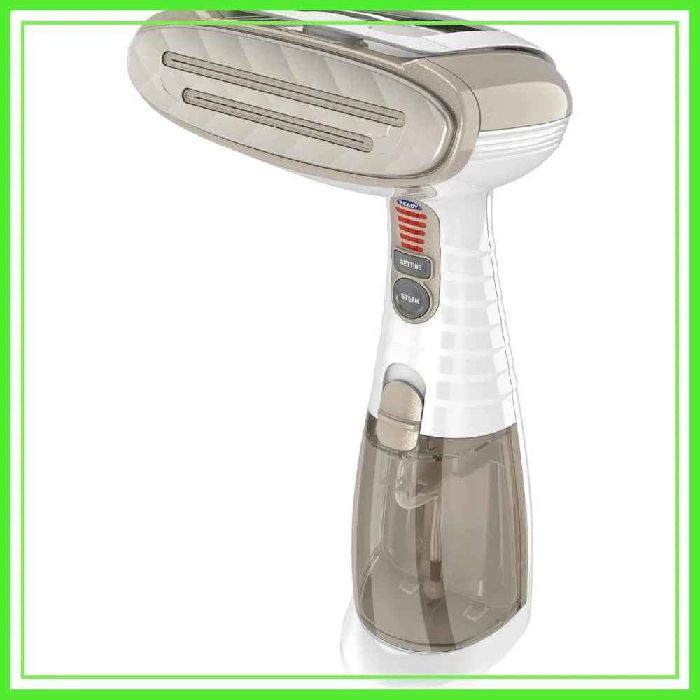 Handheld Garment Steamer for Clothes, 1875W Turbo Steamer, Portable Fabric Steamer with Strong Steam, White/Champagne
Handheld Garment Steamer for Clothes, 1875W Turbo Steamer, Portable Fabric Steamer with Strong Steam, White/Champagne