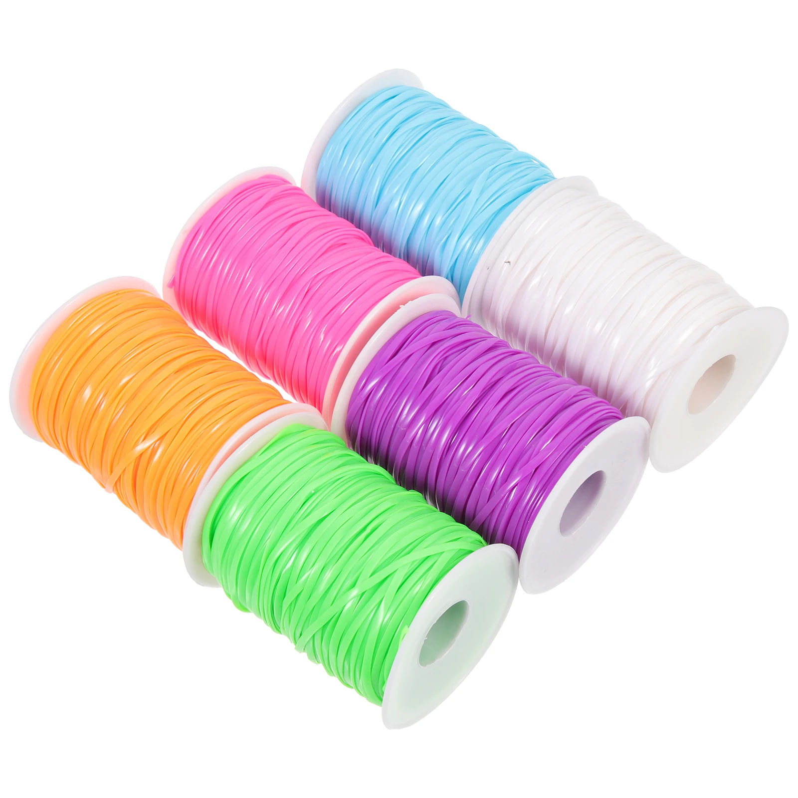 6 Rolls Flat Lanyard String 50Yards PVC Craft Making Lanyard String Kit DIY Projects Weaving Accessories Jewelry
6 Rolls Flat Lanyard String 50Yards PVC Craft Making Lanyard String Kit DIY Projects Weaving Accessories Jewelry