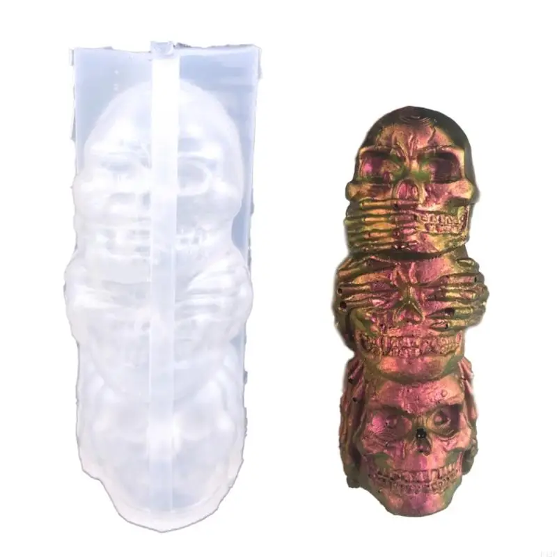 F42F Skull Mold,Skeleton Silicone Mold for Candle Making Plaster Ornament Mold
F42F Skull Mold,Skeleton Silicone Mold for Candle Making Plaster Ornament Mold