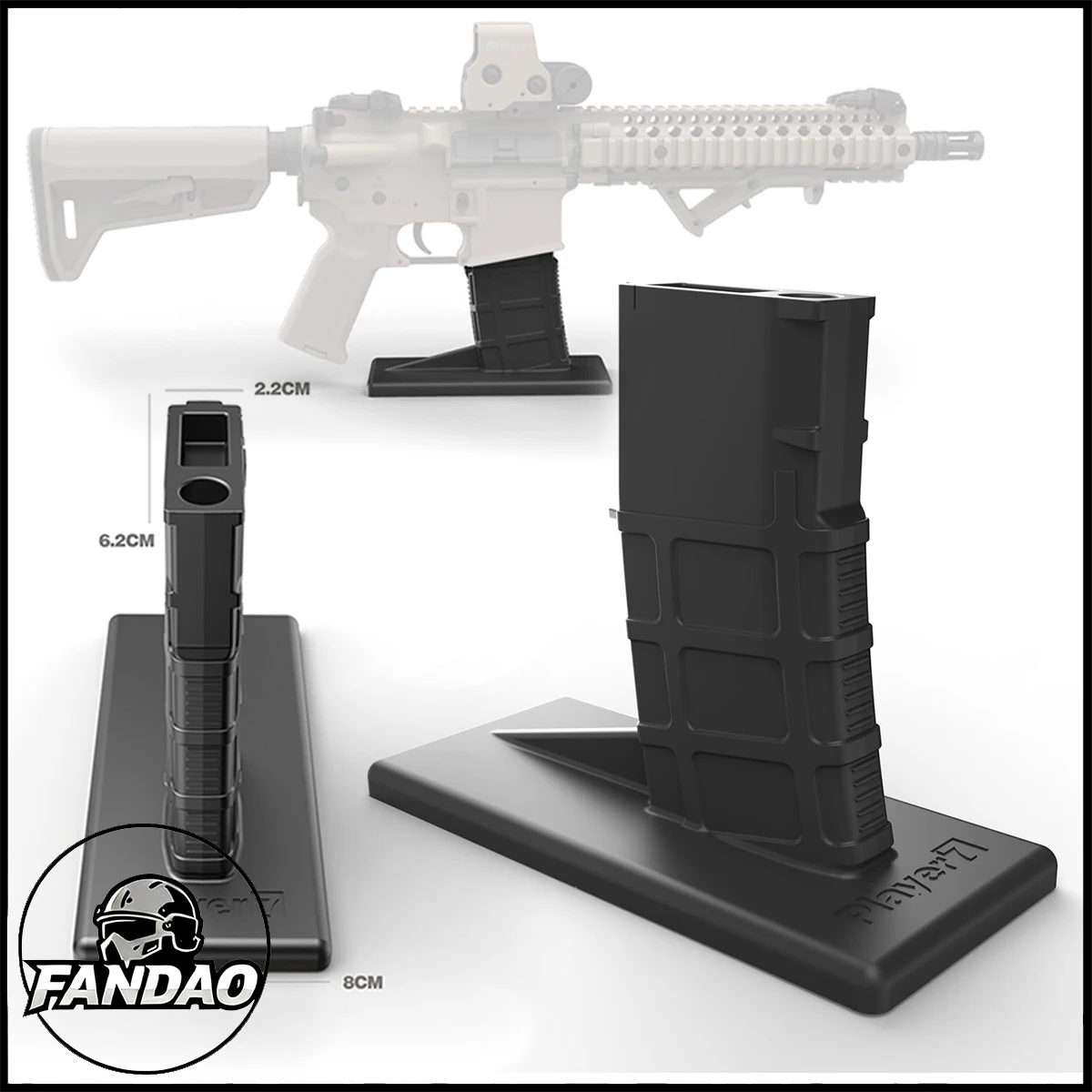 Universal Tactical Model Display Stand for JingMing SiJun JingJi JunDian Airsoft Rifle Models - Airsoft Collection Show Rack