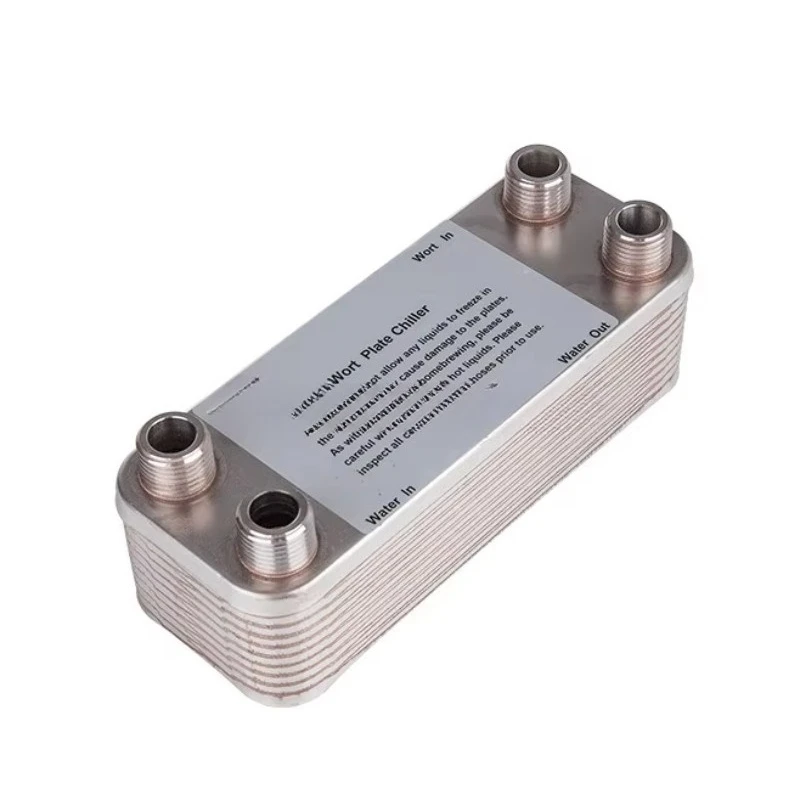 20 Plate 7.8"x3.46" Heat Exchanger Home Brewing Beer Wort Chiller
20 Plate 7.8"x3.46" Heat Exchanger Home Brewing Beer Wort Chiller