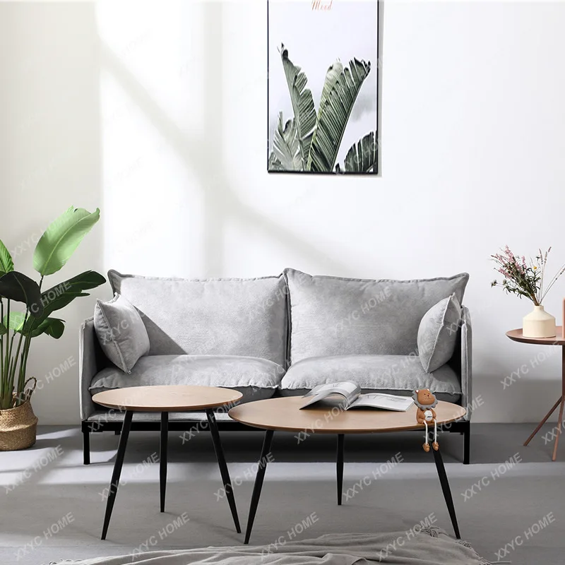 Q Sofa small apartment bedroom double modern simple rental room clothing store living room small sofa
Q Sofa small apartment bedroom double modern simple rental room clothing store living room small sofa